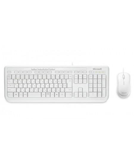 Microsoft White Desktop Keyboard&Mouse