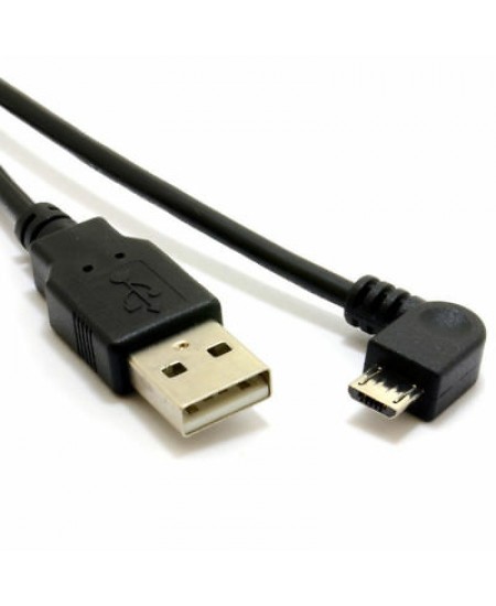 2M USB A TO USB B Right Angle Plug Cable